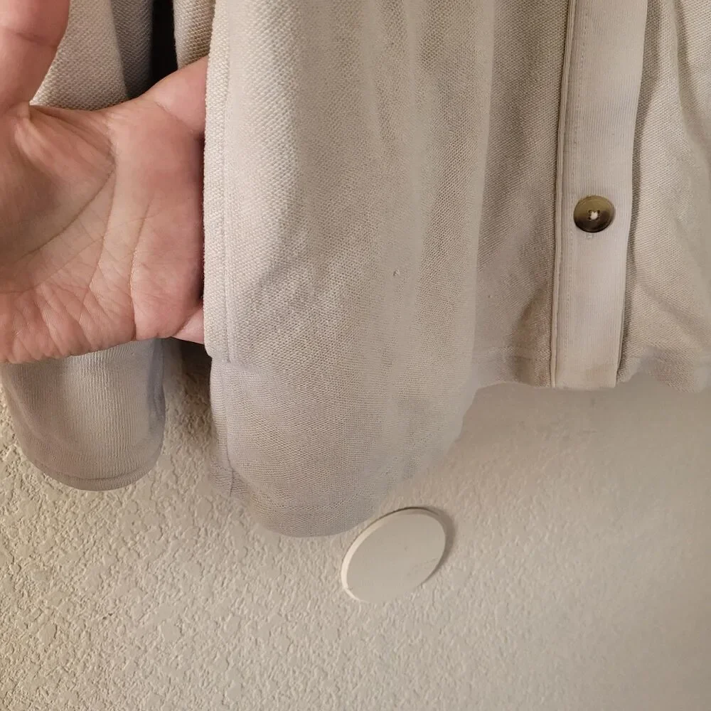 aerie oversized button